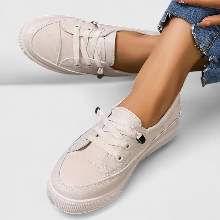Chic Lave Ortopædiske Hvide Sneakers til Kvinder