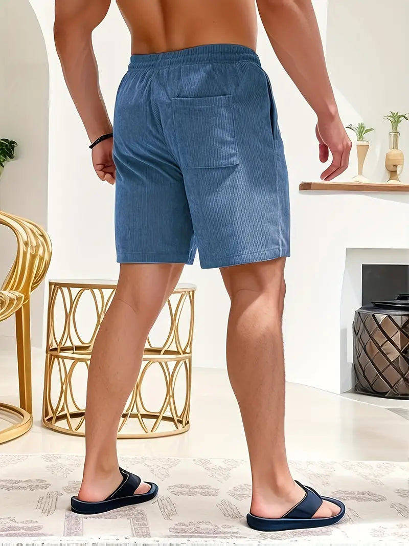 Heren Corduroy Zomershorts met Katoenlook