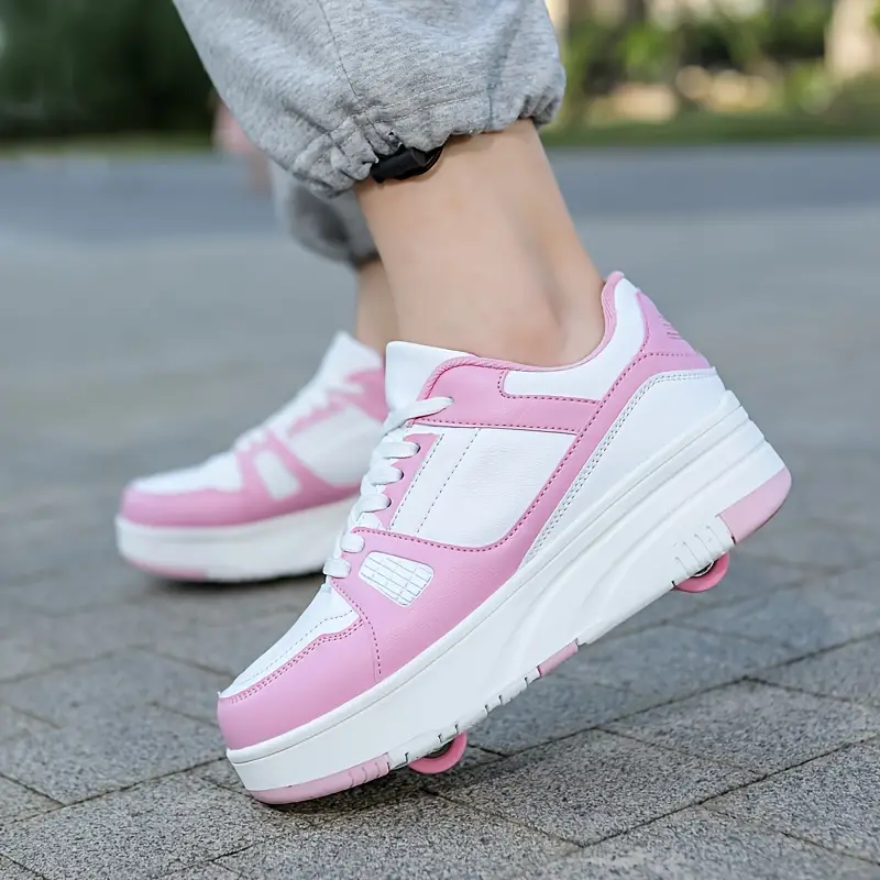Donny Casual Rollersportschoenen – Comfortabele Unisex Sneakers met Wieltjes voor Kinderen