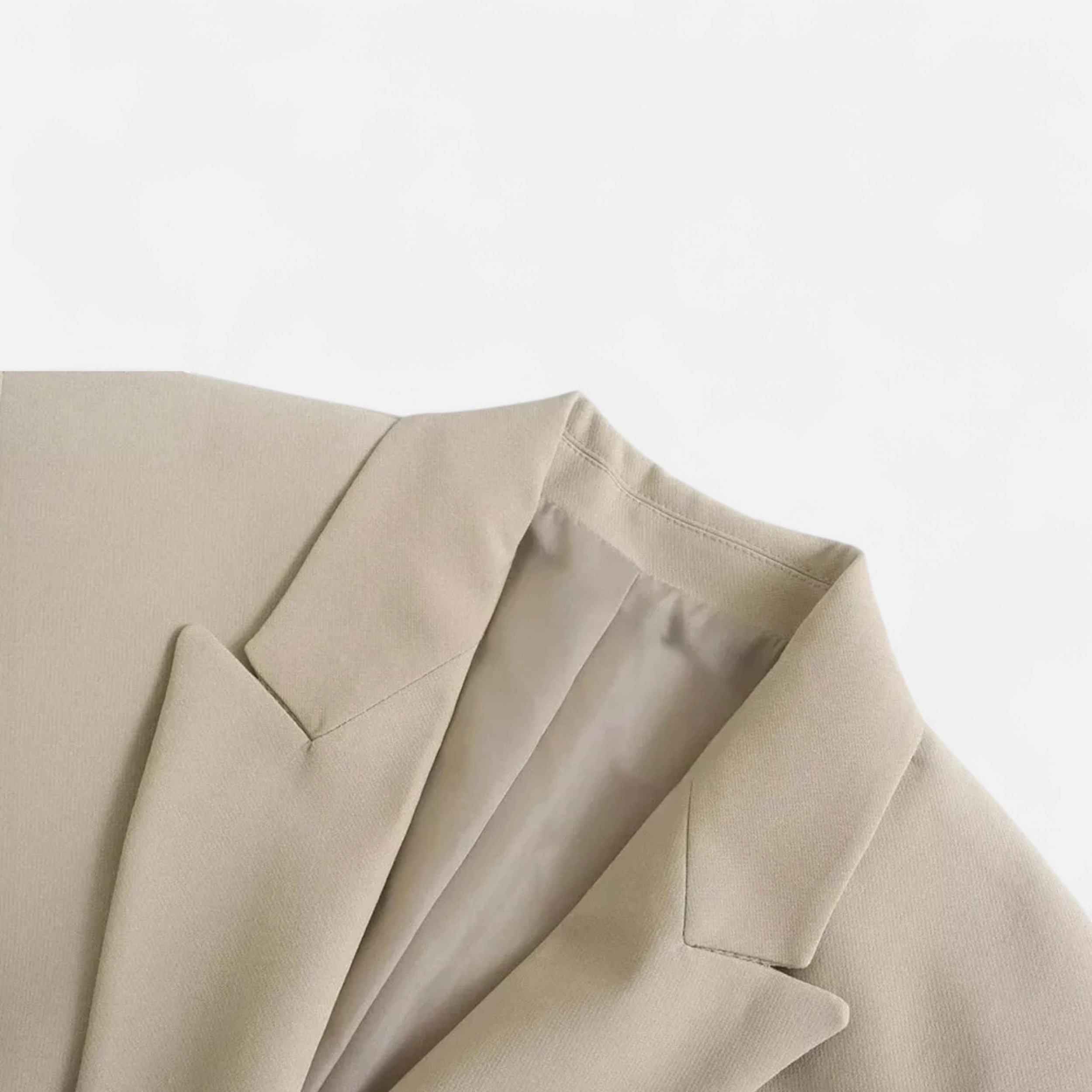 Dobbeltradet Blazer til Kvinder med Klassisk Revers