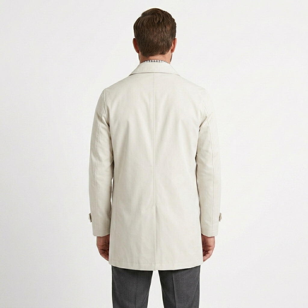 Smart Casual Jakke til Mænd med Klassisk Krave