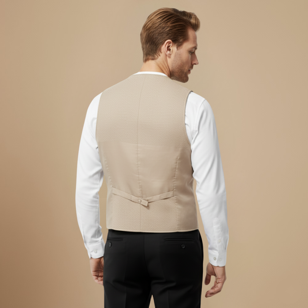 Gilet slim da uomo in stile smart casual