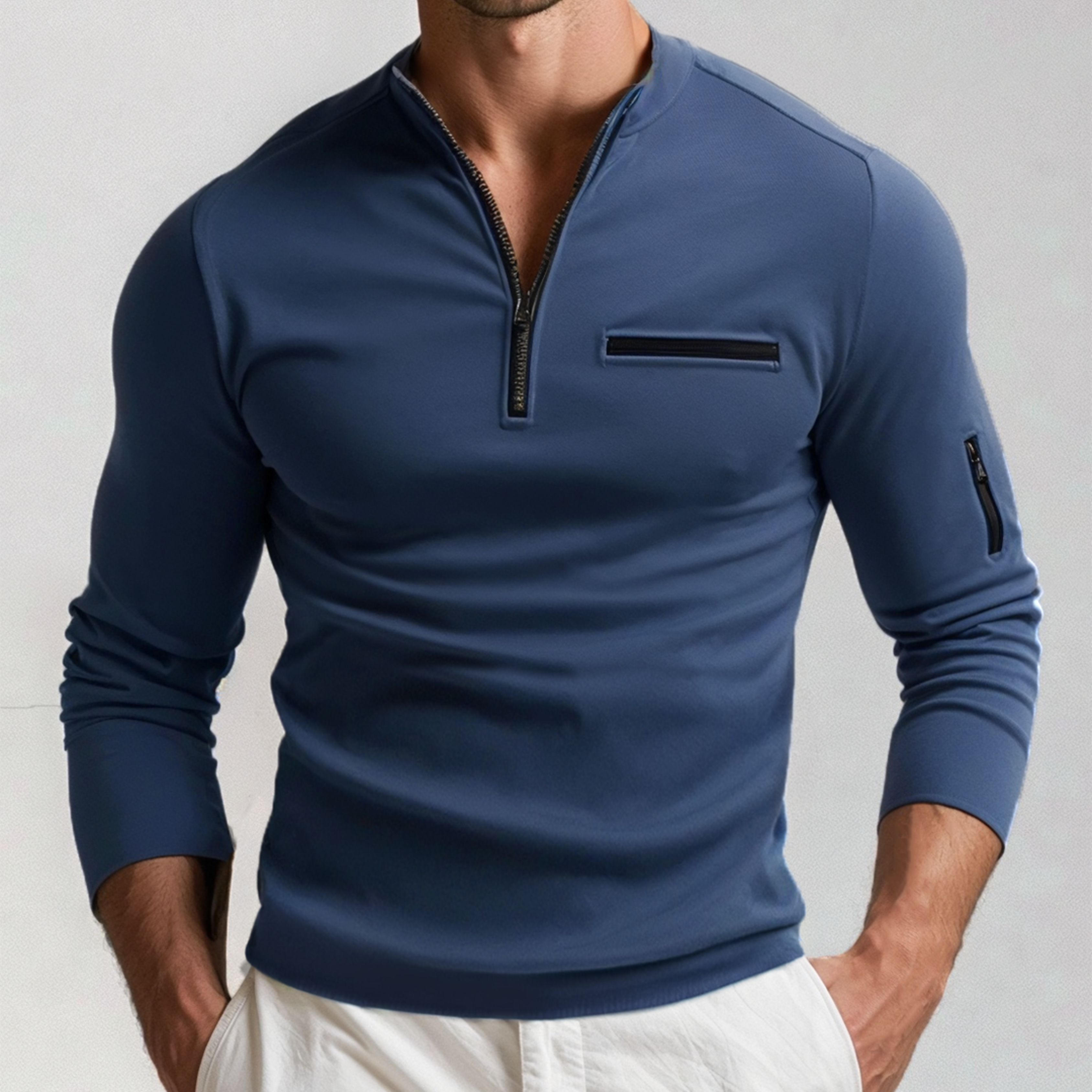 Armand | Men's Sweater with Zipper | Comfort and Versatility