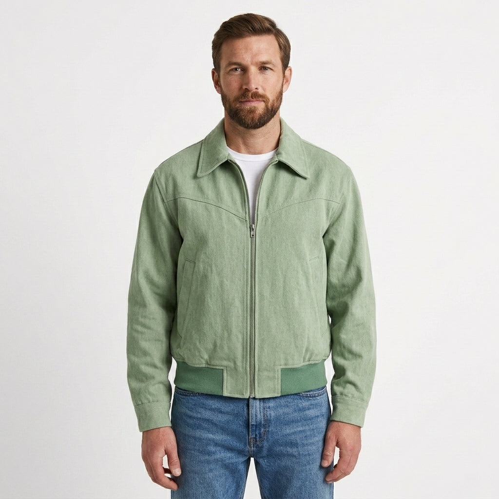 Smart Casual Jakke i Imiteret Ruskind til Mænd