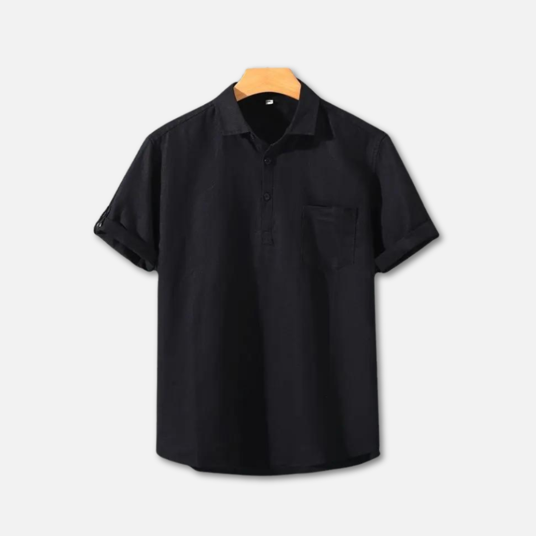 Bellivaro | Lin Polo Shirt i Hør & Bomuld – Komfort og Stil til Hverdag