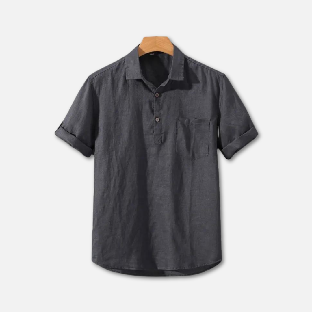 Bellivaro | Lin Polo Shirt i Hør & Bomuld – Komfort og Stil til Hverdag