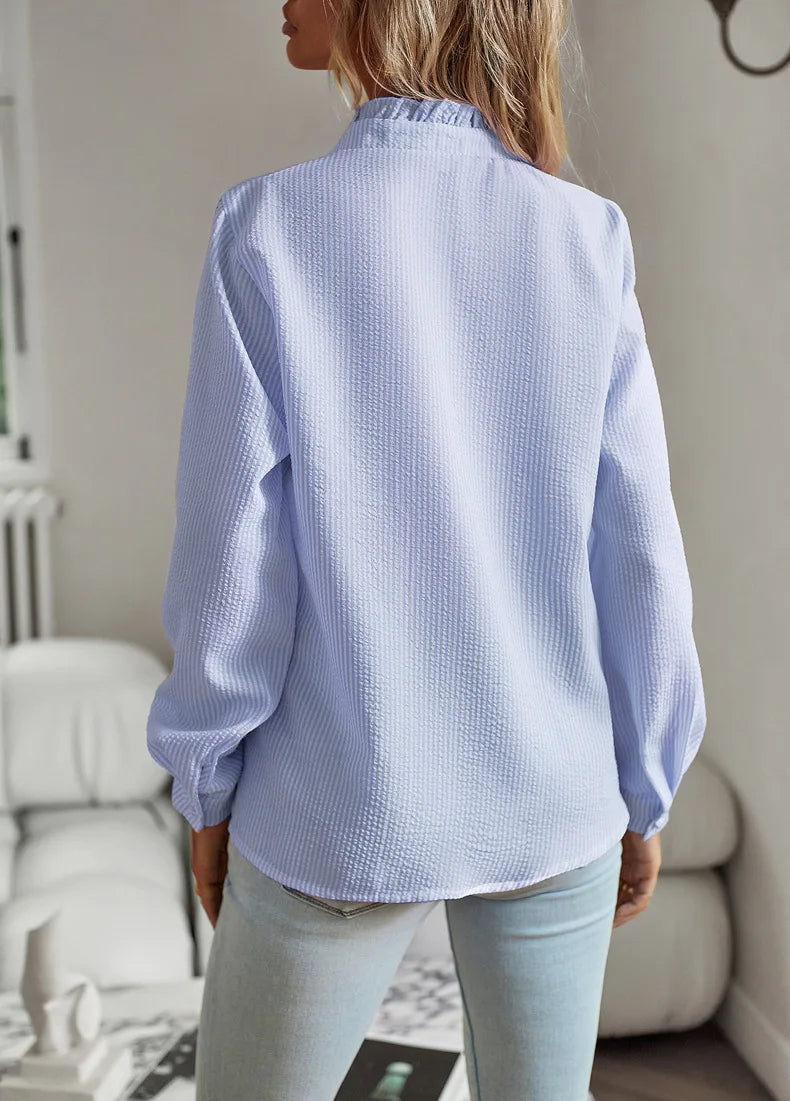 - Elegant og stilfuld bluse til efteråret