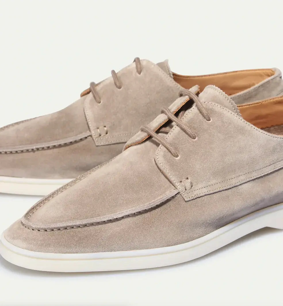 Herre Premium Ruskind Loafers | Komfort