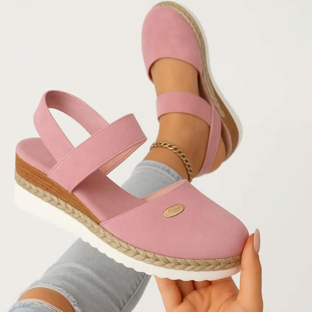 Espadrilles med Kilehæl til Damer