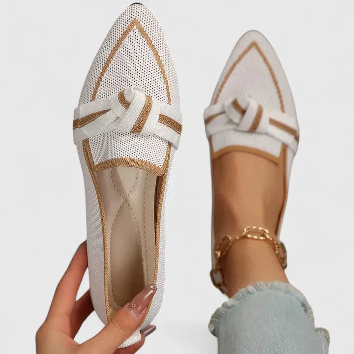 Orthopedic loafers for women | Comfortable slip-on shoes with arch support and shock-absorbing sole for everyday and work