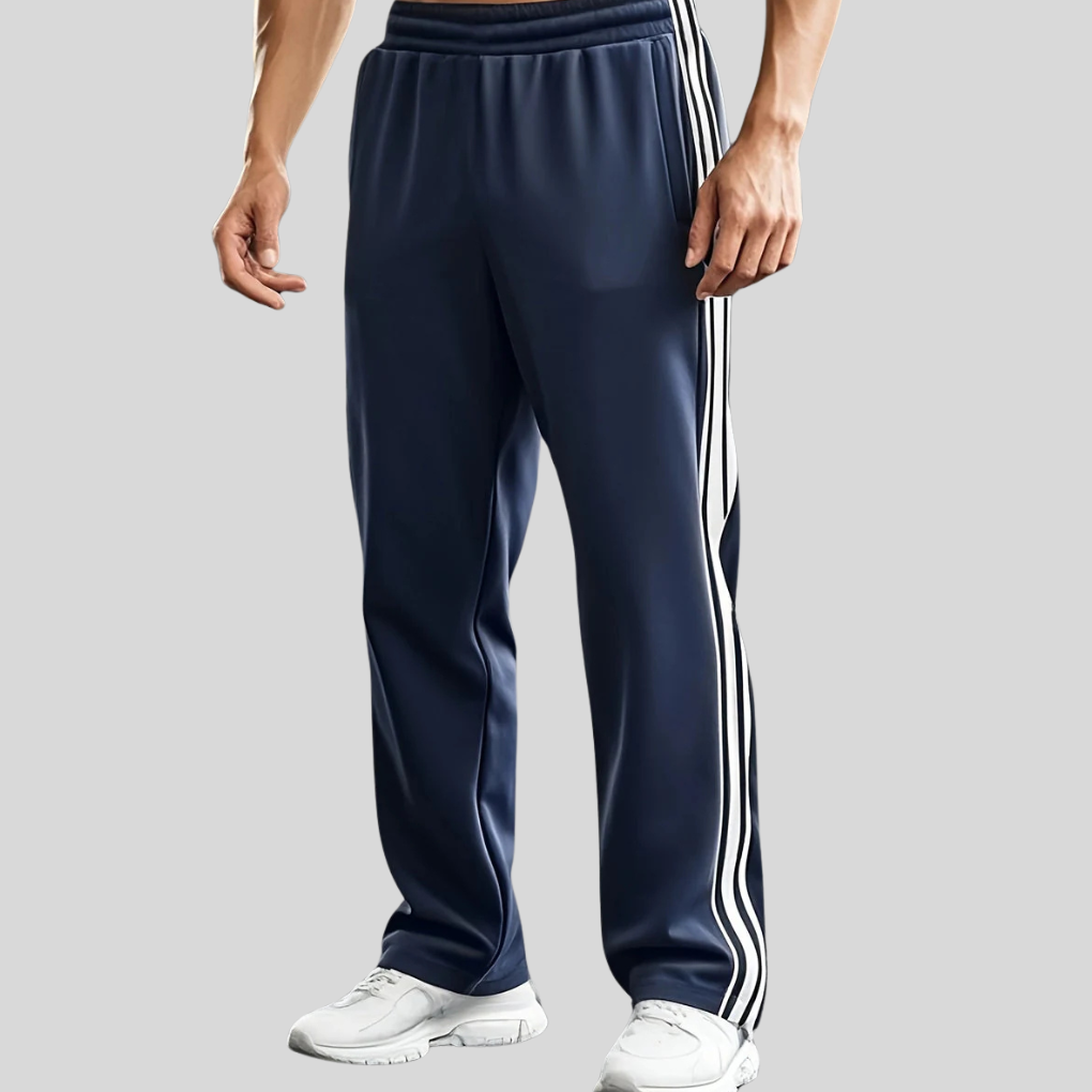 Sportbroek voor Heren – Ademend Trainingsbroek met Rechte Pijpen | Comfortabele Joggingbroek voor Fitness, Hardlopen & Vrije Tijd