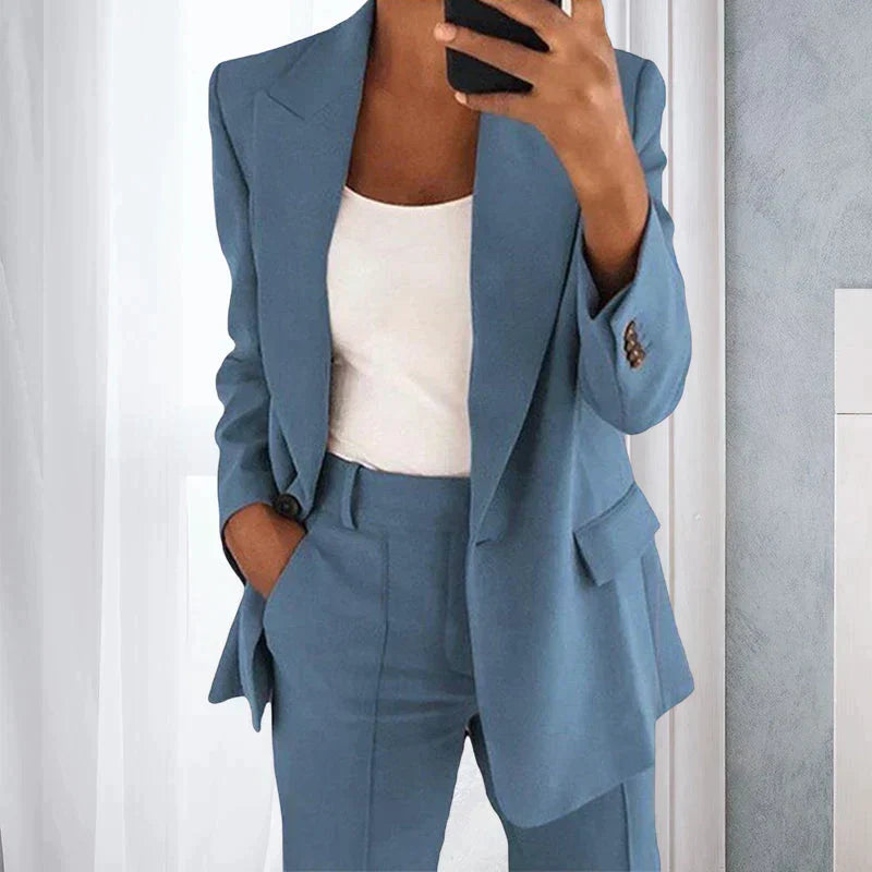 TARA - Elegant Blazer and Business Pants Set