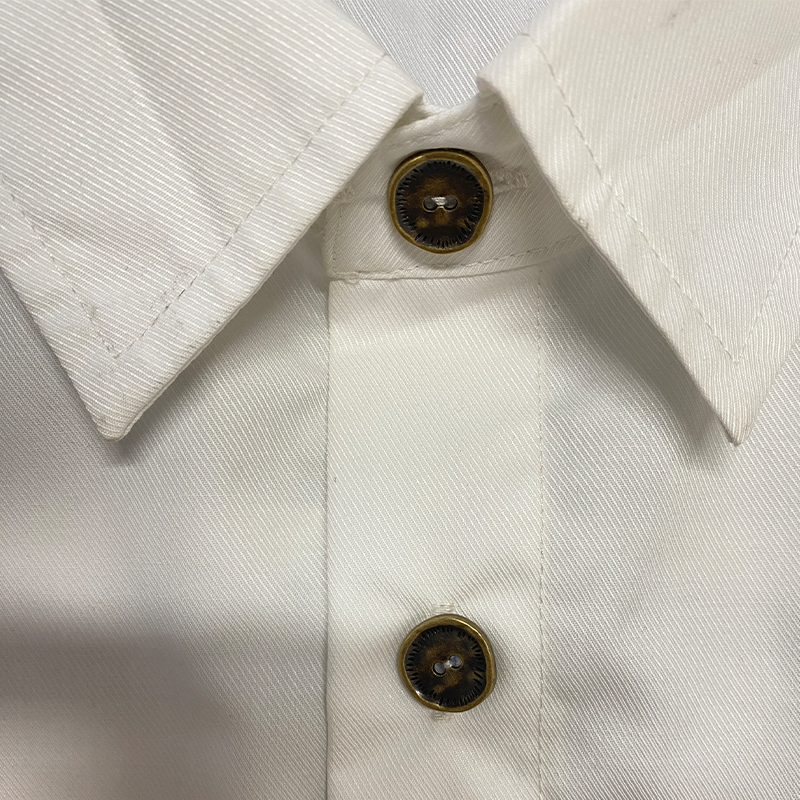 Pánská klasická casual jednobarevná slim fit košile s více kapsami z polyesteru a bavlny 39582391K