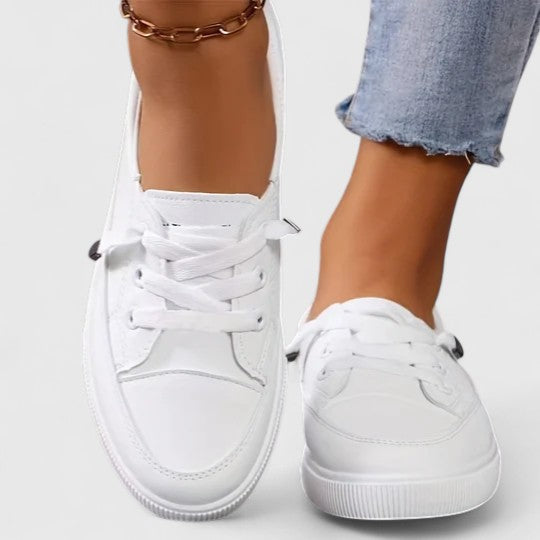 Chic Lave Ortopædiske Hvide Sneakers til Kvinder