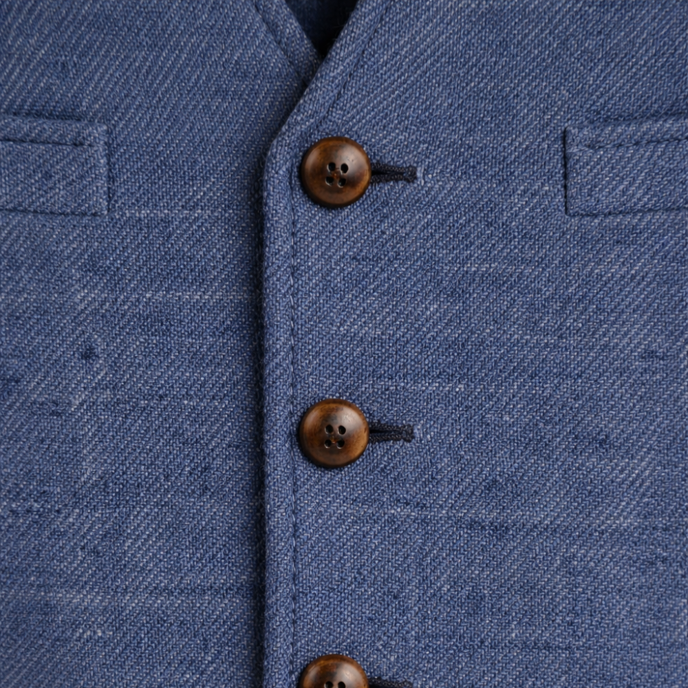 Gilet slim da uomo in stile smart casual