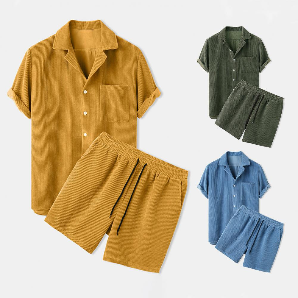 Dvoudílný letní set pro muže – pohodlný ležérní outfit na letní dny