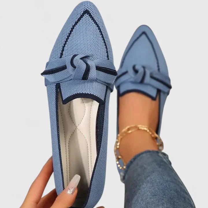 Orthopedic loafers for women | Comfortable slip-on shoes with arch support and shock-absorbing sole for everyday and work