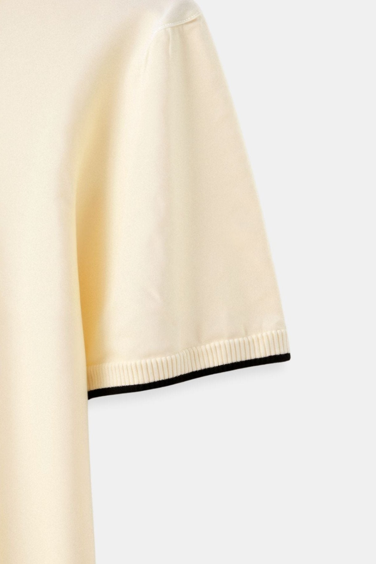 NOBA kontrastní slim fit elegantní letní polo