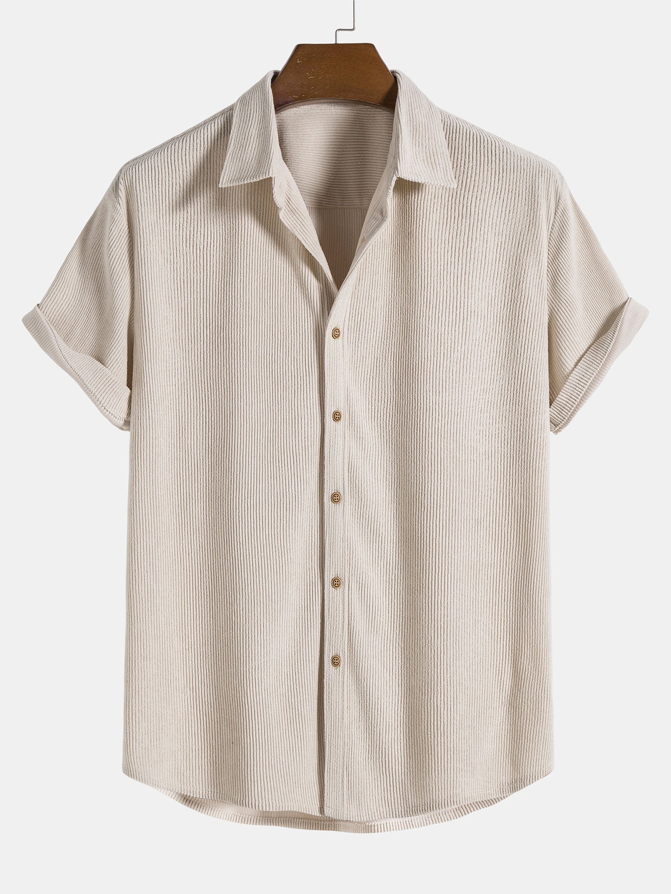 Camicia in velluto a coste e pantaloncini