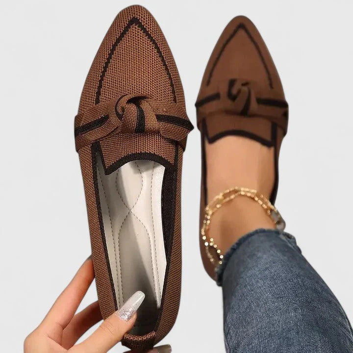 Orthopedic loafers for women | Comfortable slip-on shoes with arch support and shock-absorbing sole for everyday and work