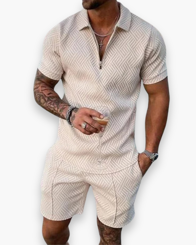 Daniel Herresæt – Elegant Sommersæt med Polo og Let Short
