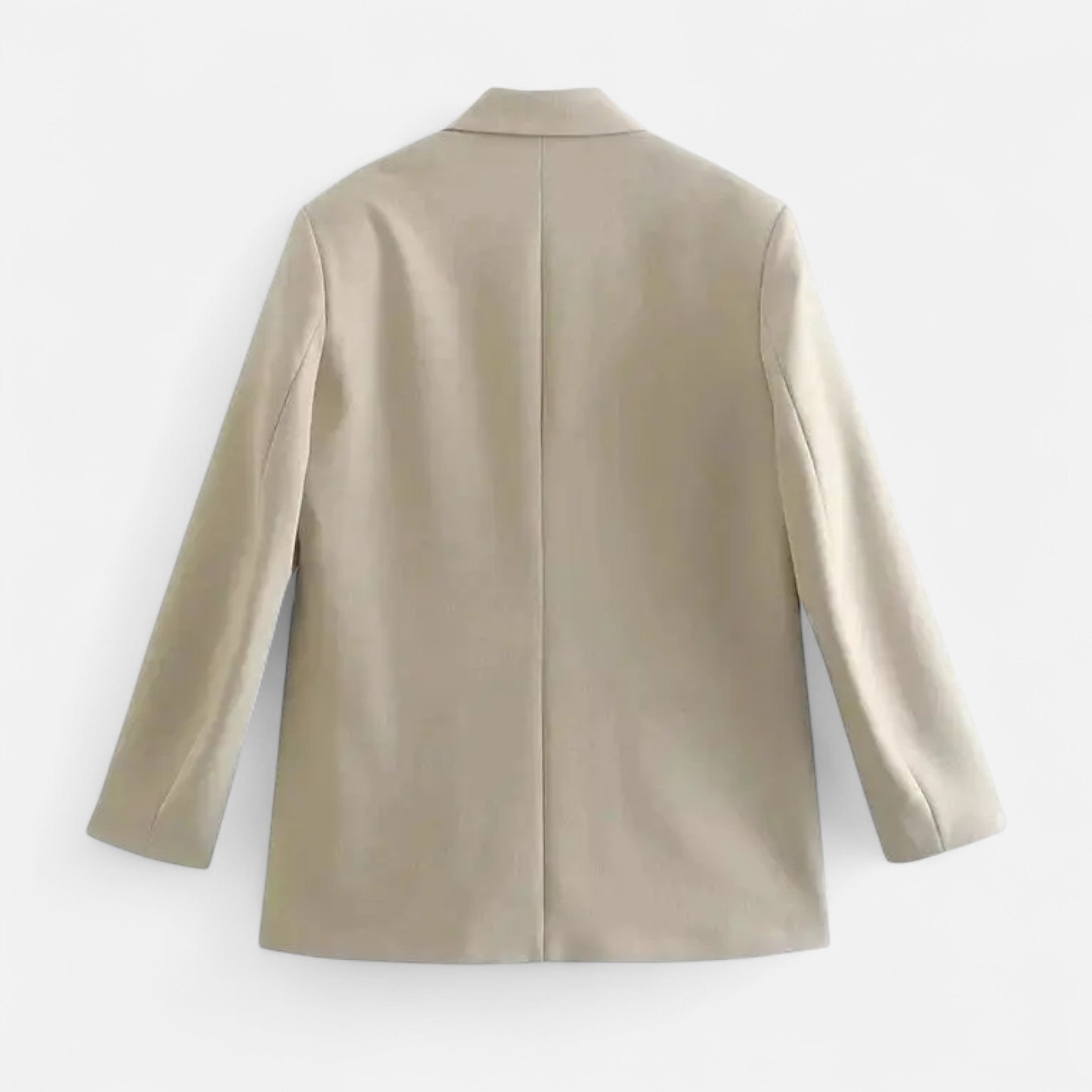 Dobbeltradet Blazer til Kvinder med Klassisk Revers