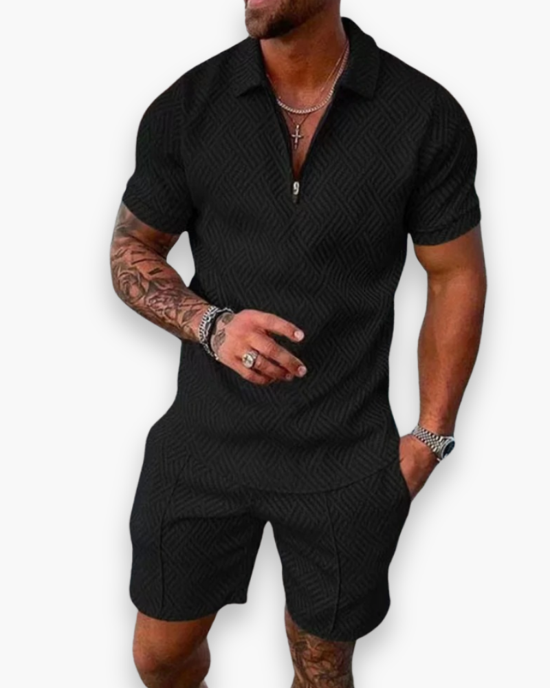 Daniel Herresæt – Elegant Sommersæt med Polo og Let Short