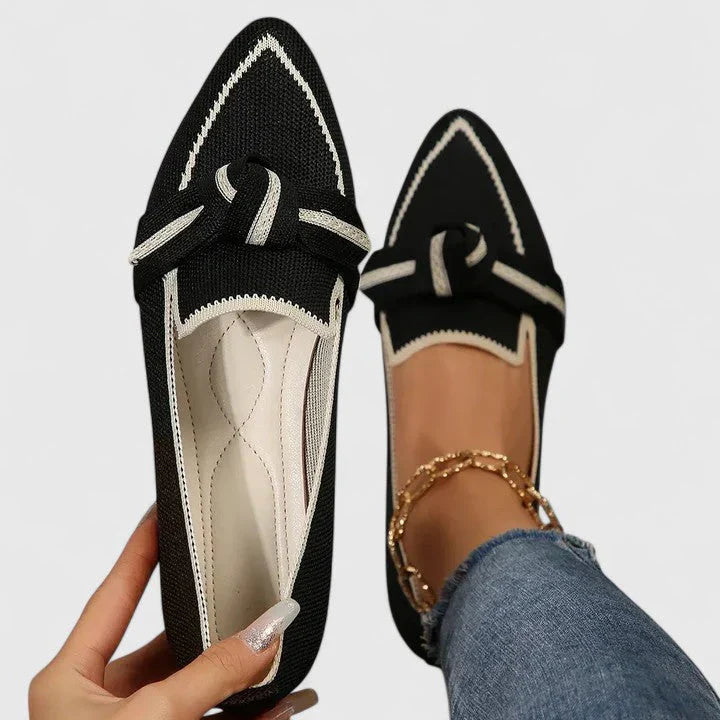 Orthopedic loafers for women | Comfortable slip-on shoes with arch support and shock-absorbing sole for everyday and work