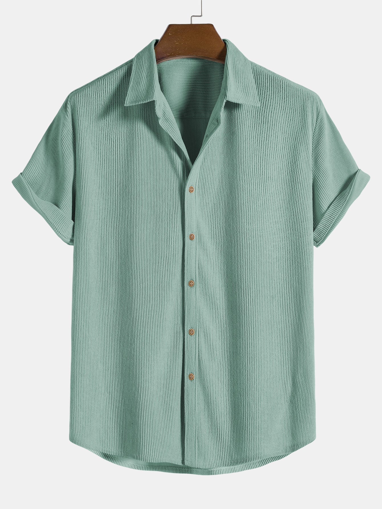 Camicia in velluto a coste e pantaloncini