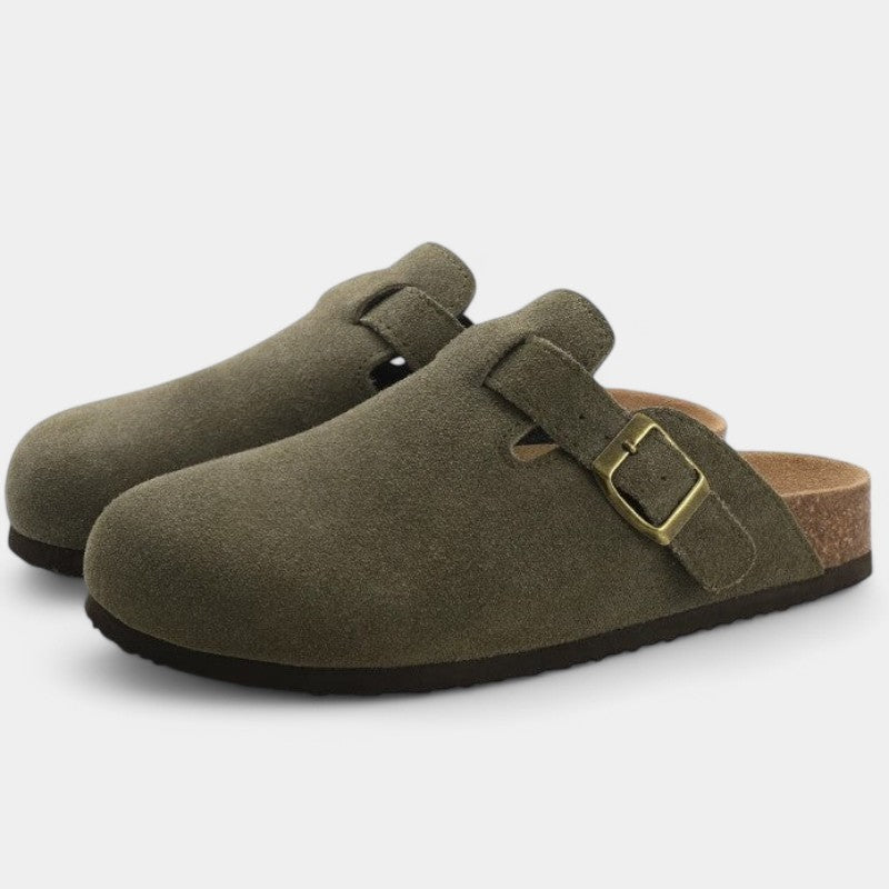 Komfortable unisex clogs med justerbart spænde