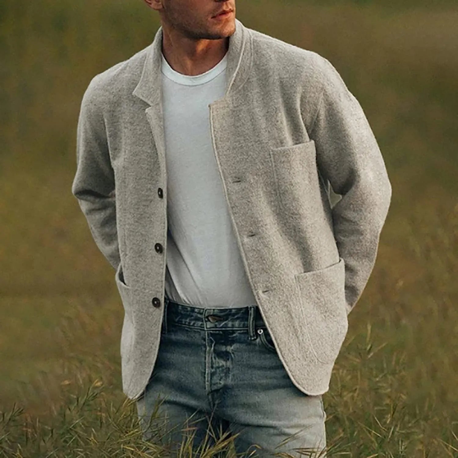 Drune | Klasický ležérní pánský blazer