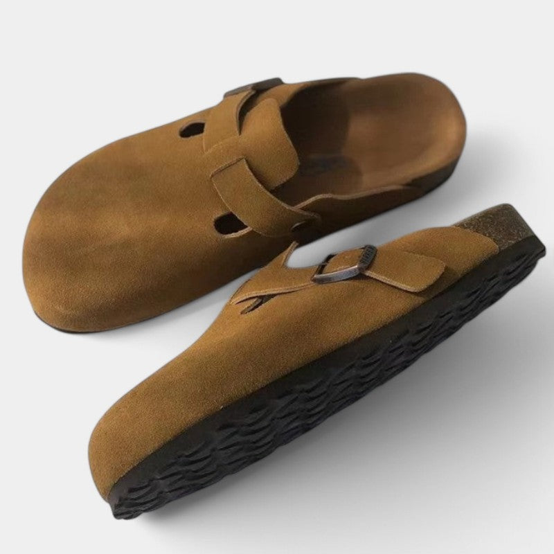 Komfortable unisex clogs med justerbart spænde