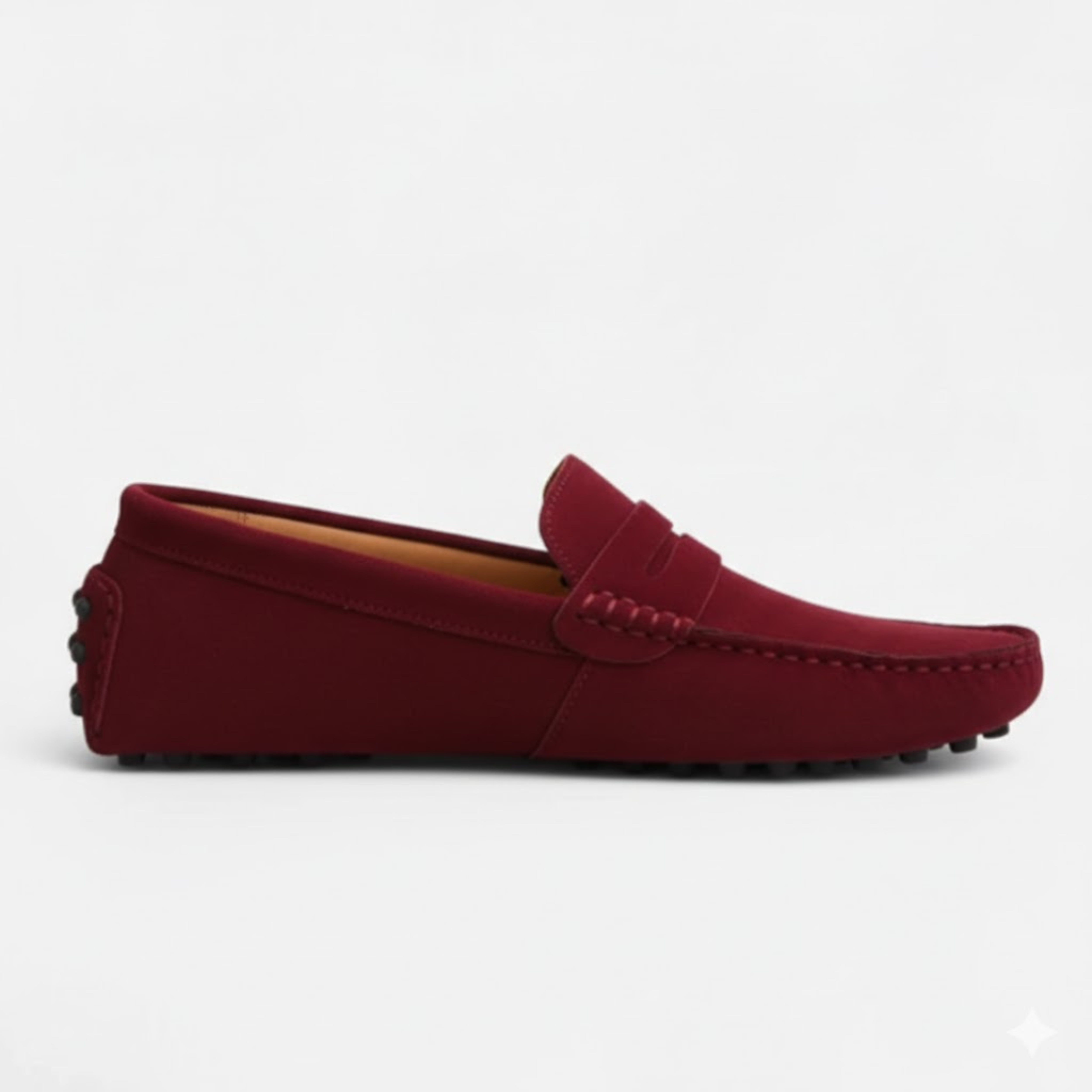 Ανδρικά loafers από γνήσιο σουέτ δέρμα – slip-on παπούτσια οδήγησης, επίπεδα μοκασίνια