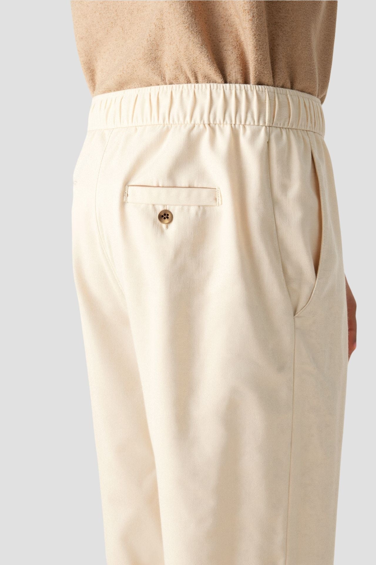 Pantaloni din in NOBA Regular Fit cu croială lejeră
