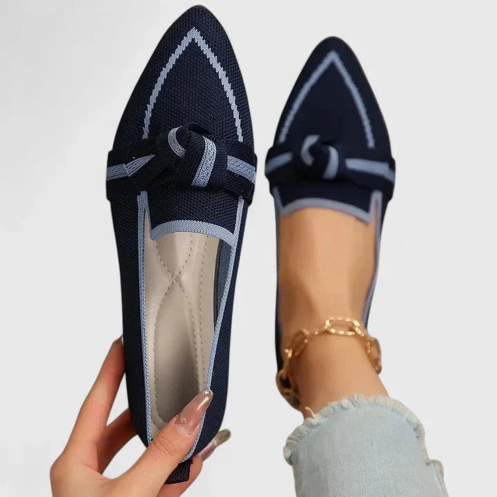 Orthopedic loafers for women | Comfortable slip-on shoes with arch support and shock-absorbing sole for everyday and work