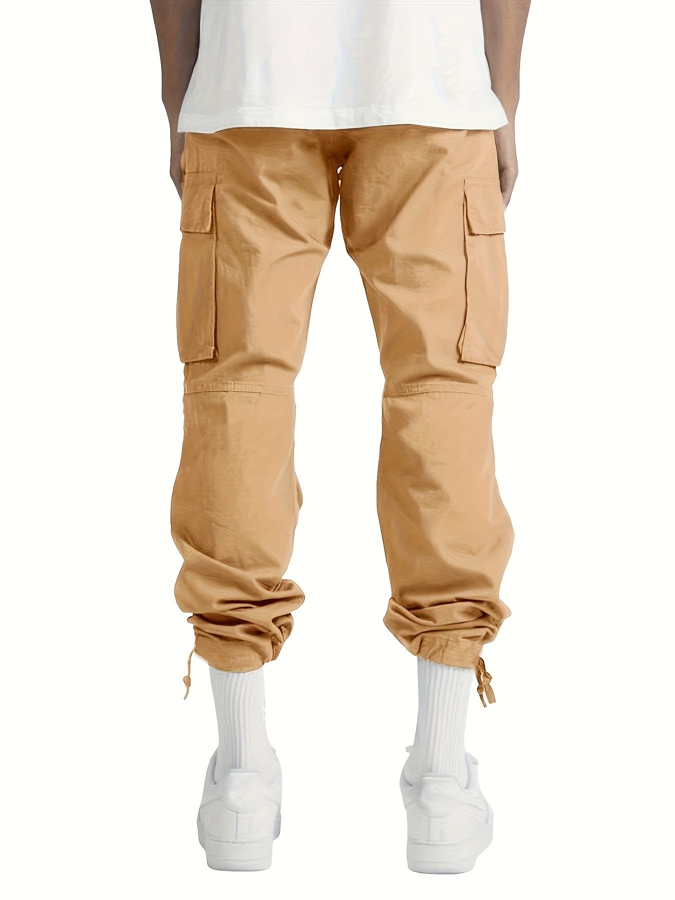 Bellivaro | Herre Oversized Cargo Bukser | Multifunktionelle Lommer Bukser