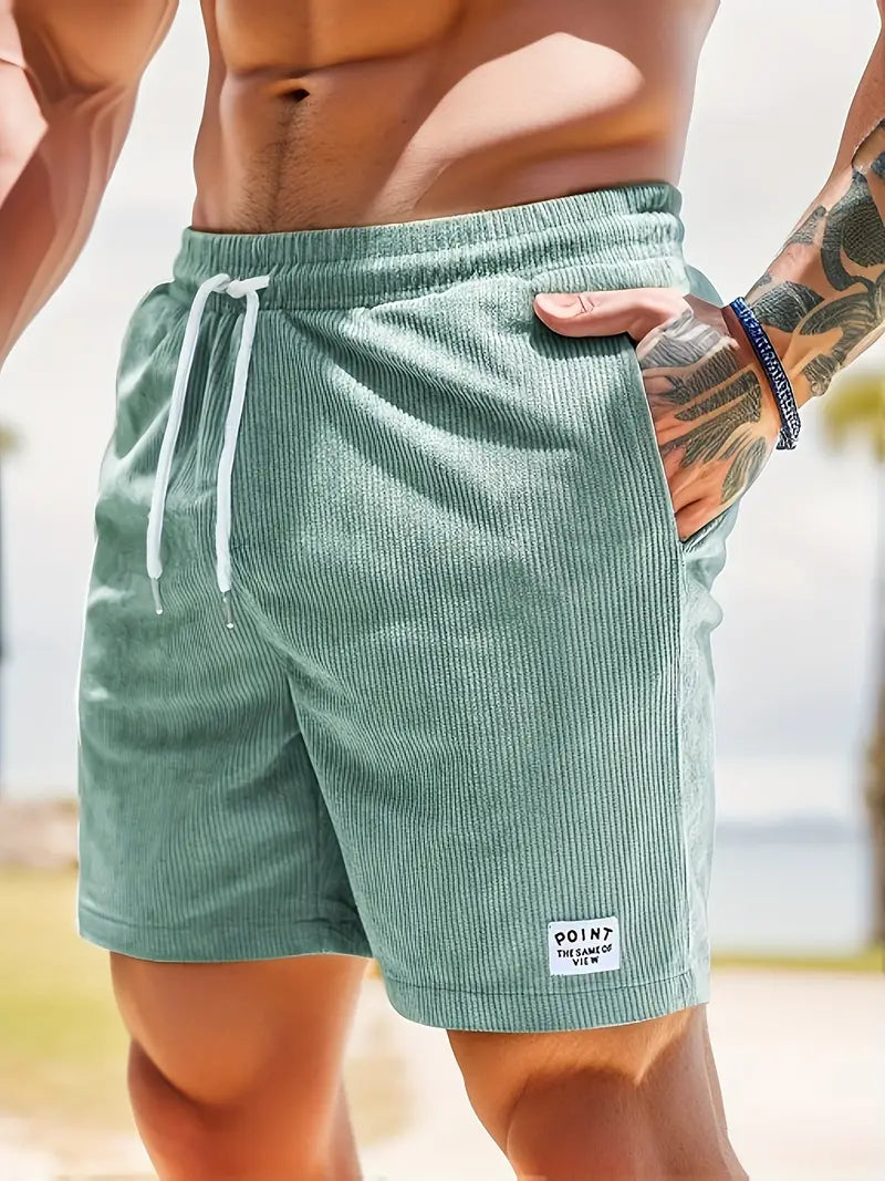 Heren Corduroy Zomershorts met Katoenlook