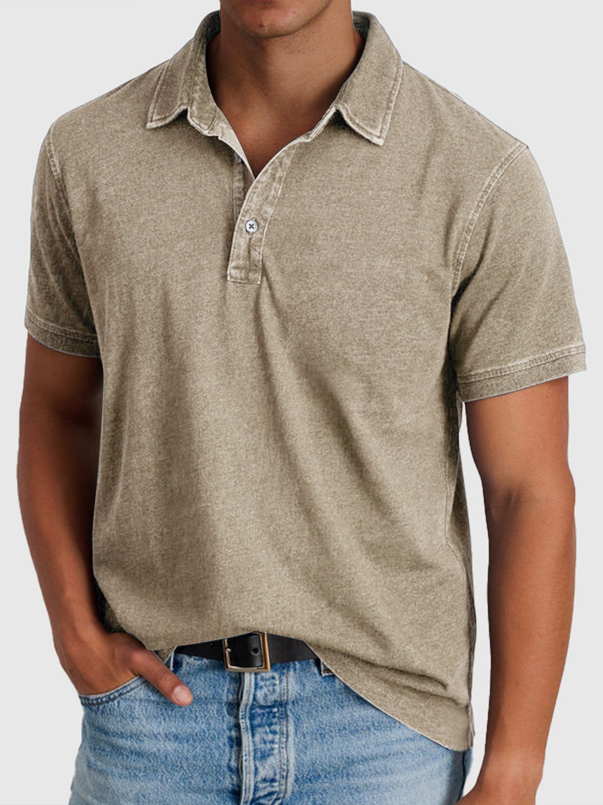 Herre Polo i Bomuld – Kortærmet Klassisk Polo T-shirt