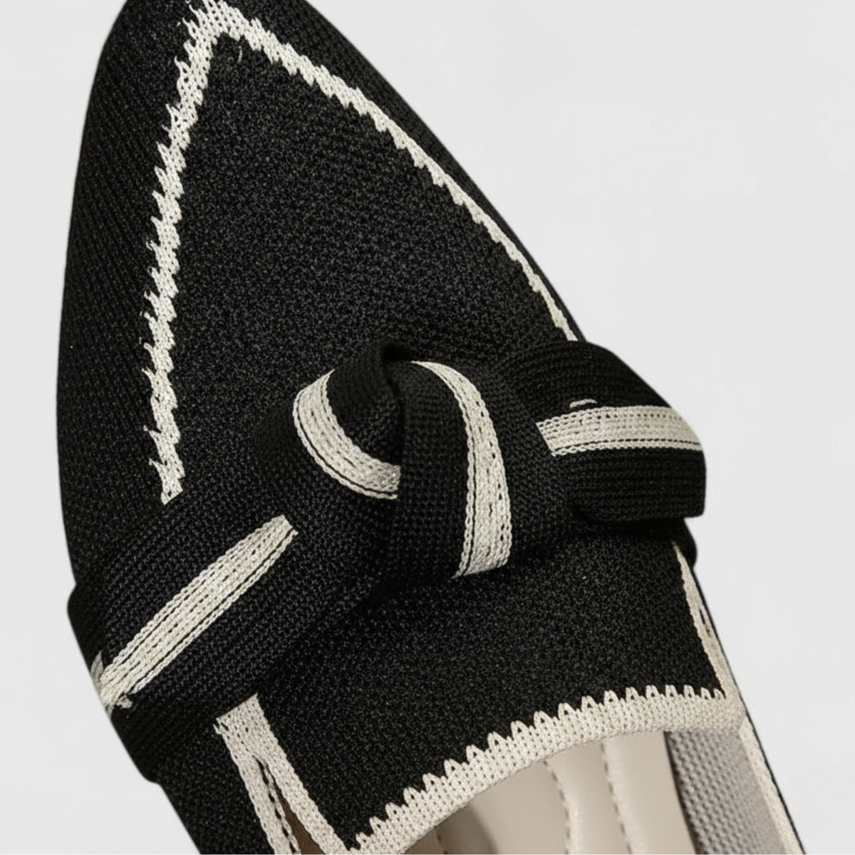 Γυναικεία ορθοπεδικά πλεκτά loafers με μυτερή μύτη