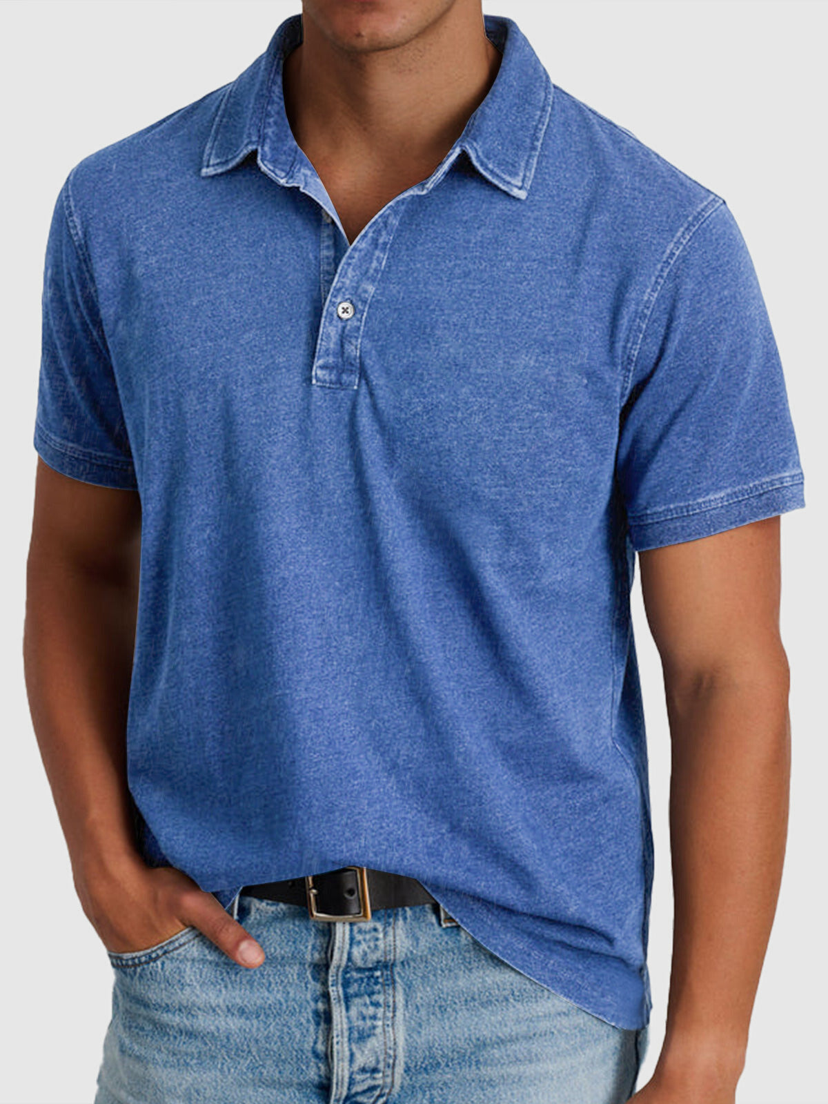 Herre Polo i Bomuld – Kortærmet Klassisk Polo T-shirt