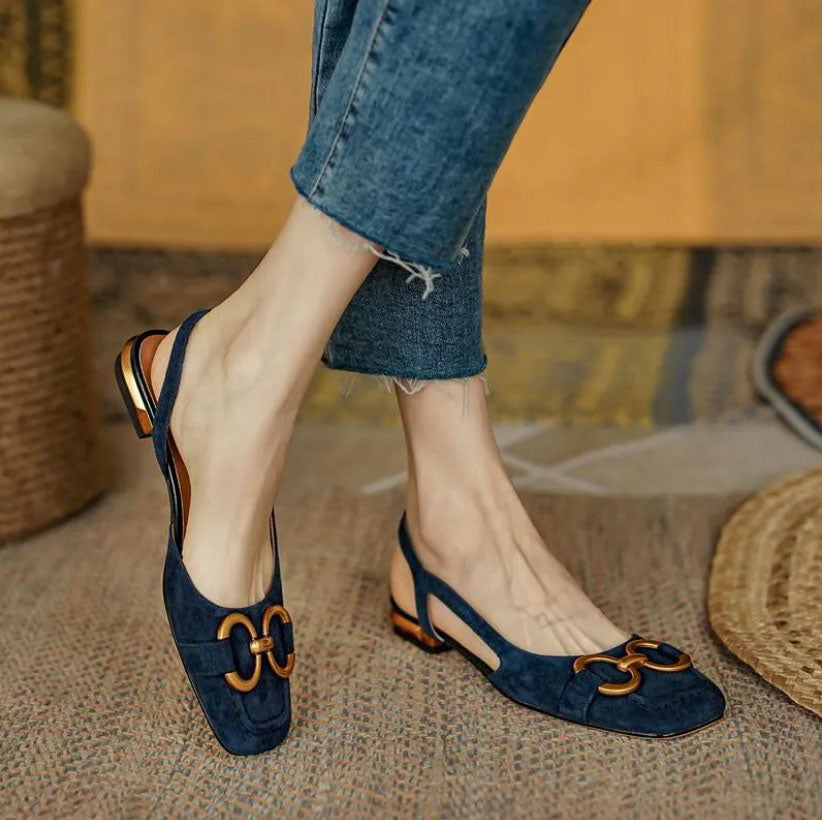 Ortopædiske Slingback Sandaler til Dame – Komfortable Flade Sandaler