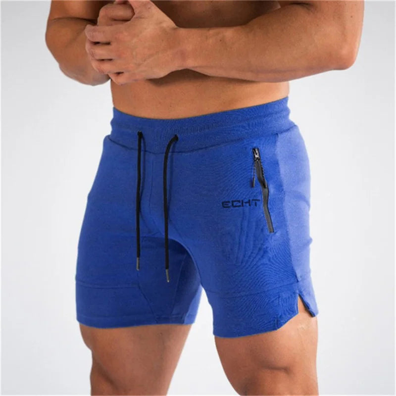 Herre Gymshorts – Åndbart Mesh, Lynlåslommer & Hurtigtørrende