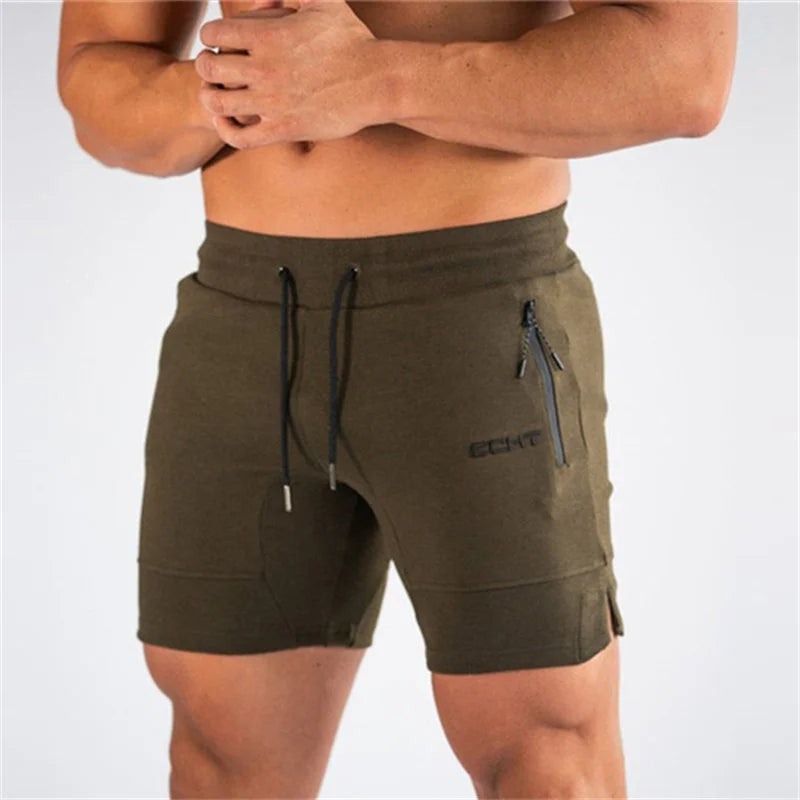 Herre Gymshorts – Åndbart Mesh, Lynlåslommer & Hurtigtørrende