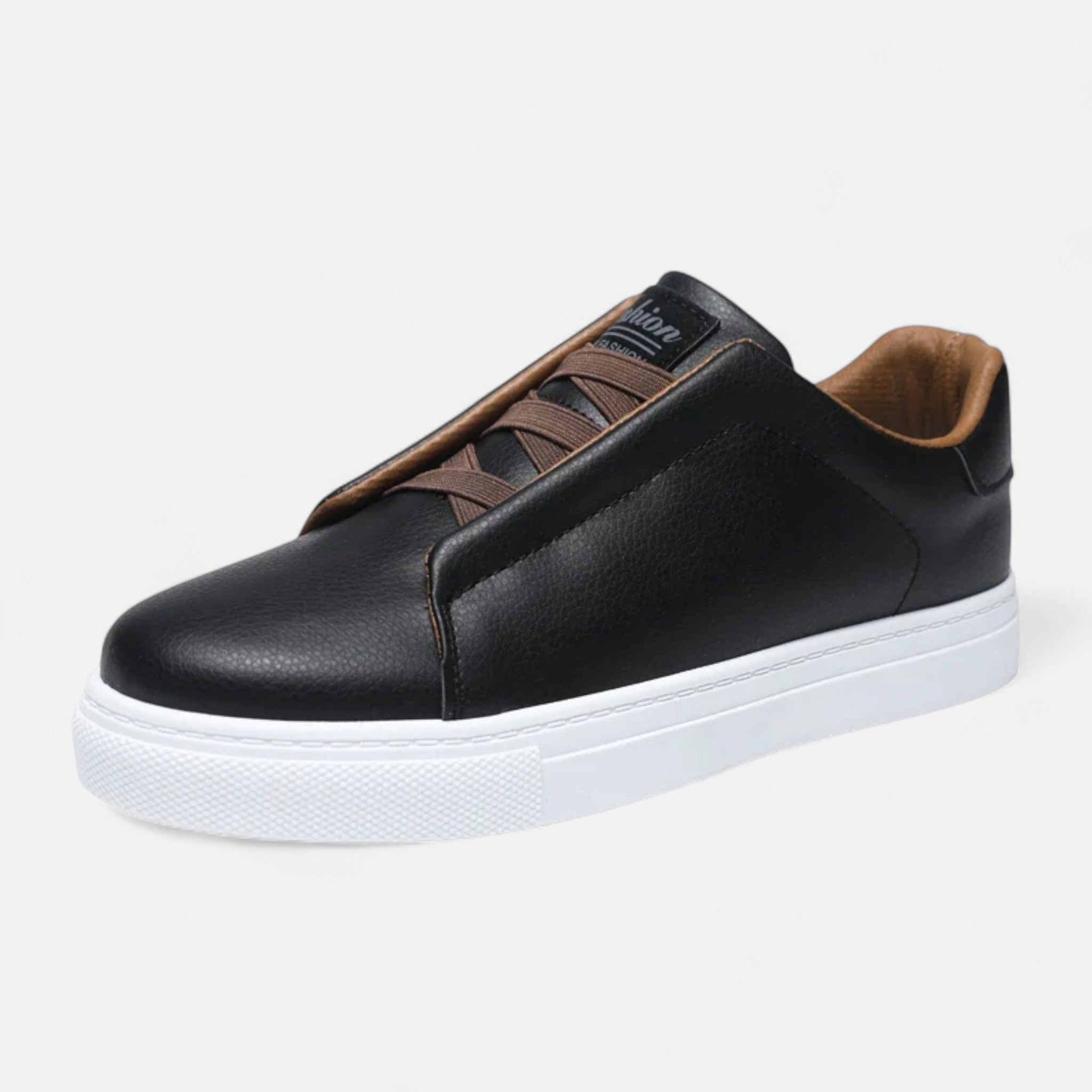 Slip-On Lædersneakers til Herrer