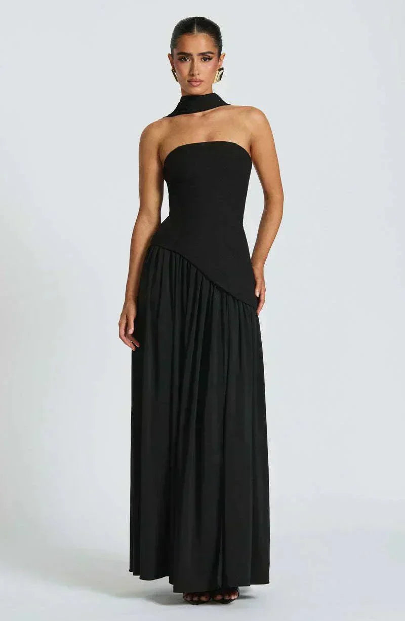 Elegant flowy maxi dress