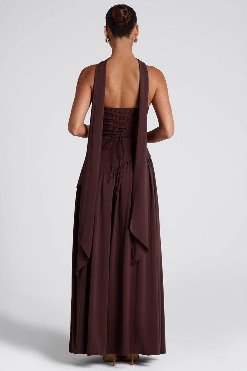Elegant flowy maxi dress