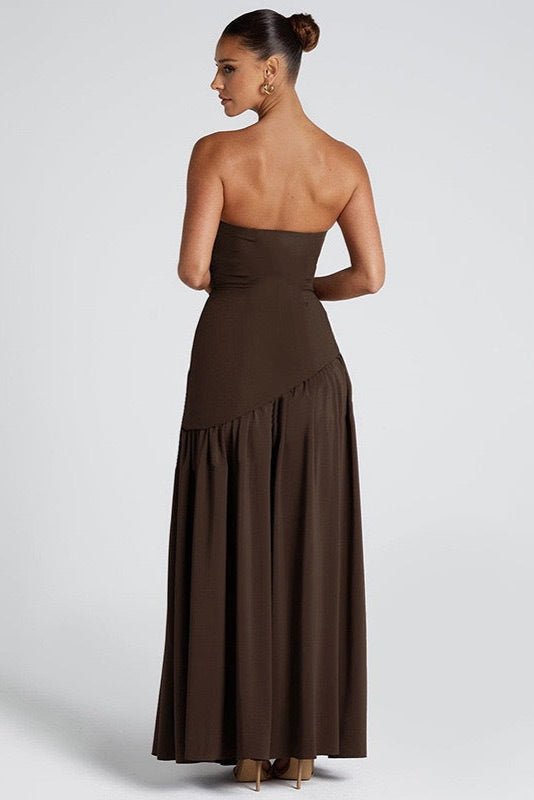 Elegant flowy maxi dress