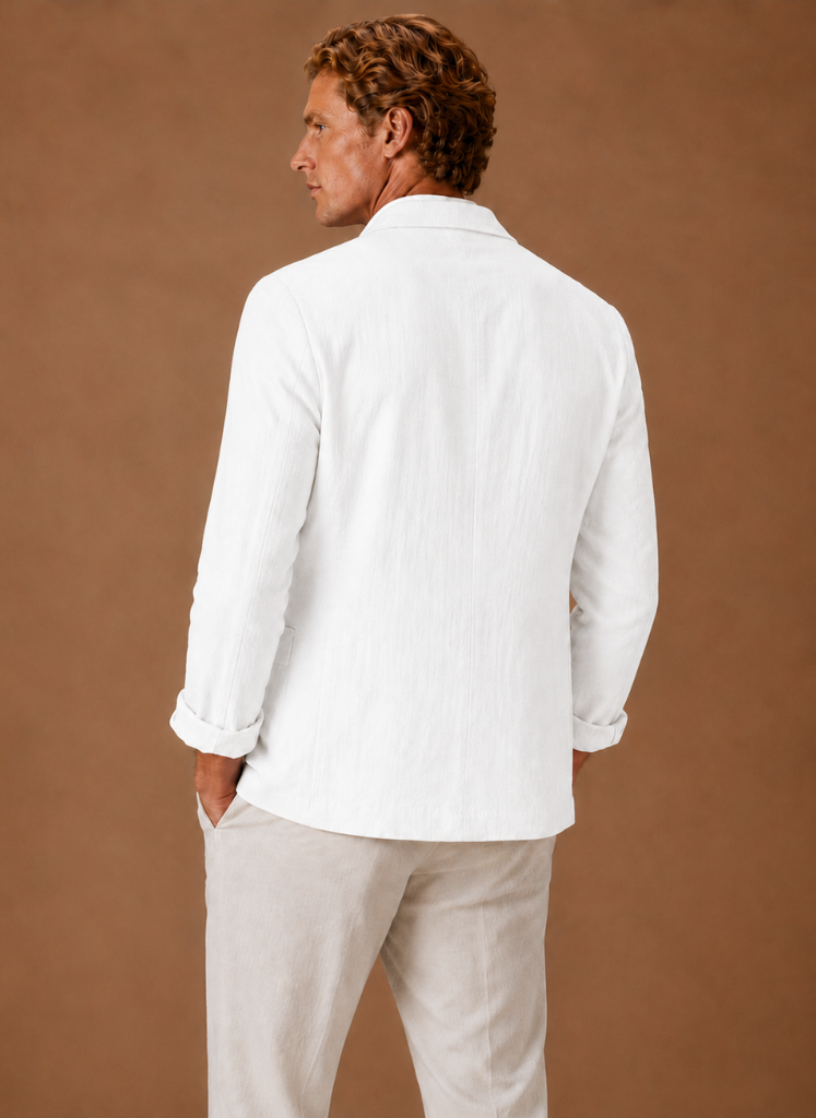 Let Blazer til Mænd med Skræddersyet Smart Casual Pasform