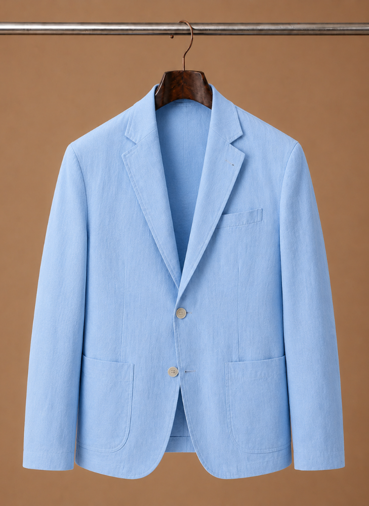 Let Blazer til Mænd med Skræddersyet Smart Casual Pasform
