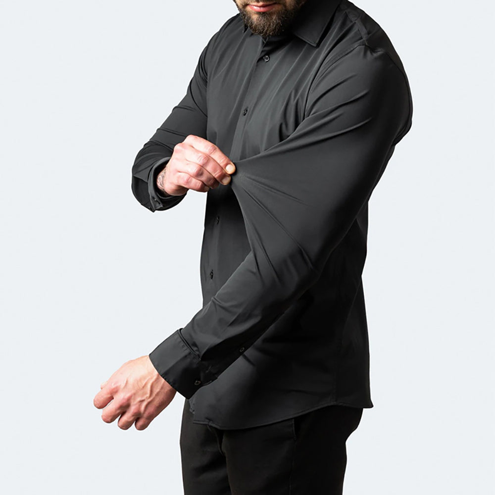 Alexander Anti-Kreuk Stretch Overhemd voor Heren